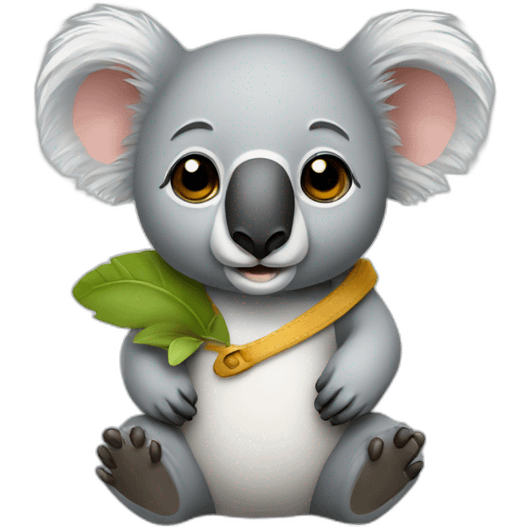 koala designer work emoji