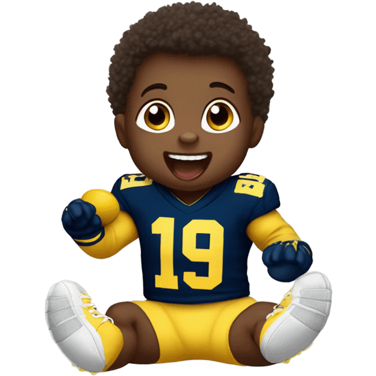 Michigan football baby emoji