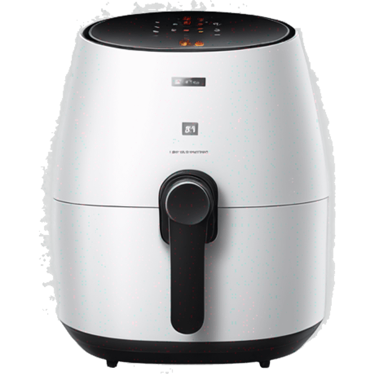 White Xiaomi Air fryer  emoji