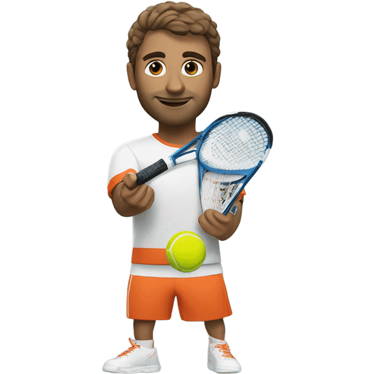 Padel tennis player emoji