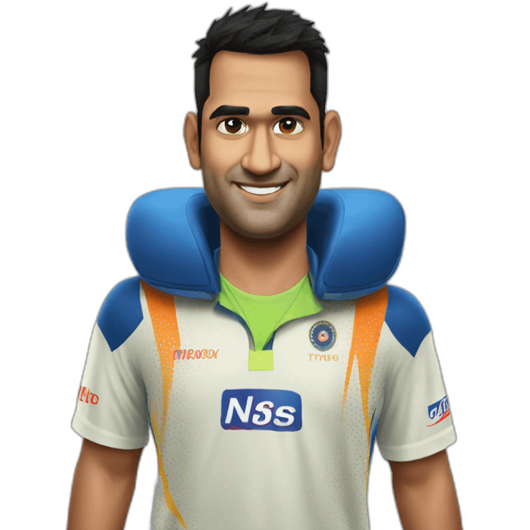 MS dhoni  emoji