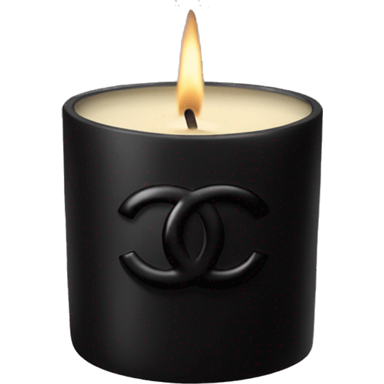 Chanel black candle emoji