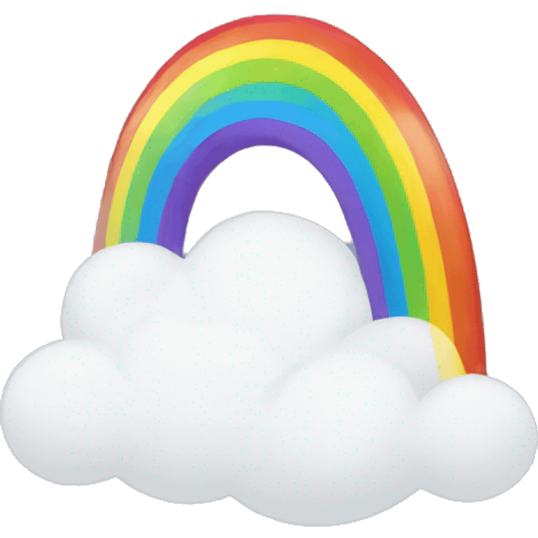 Rainbow thank you emoji