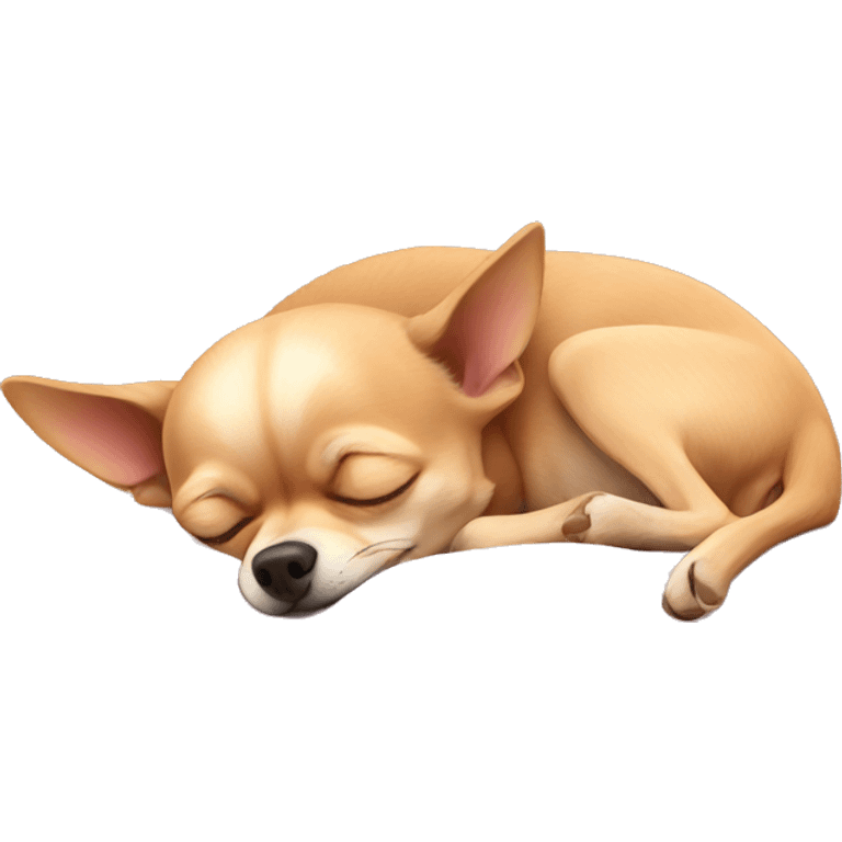 Chihuahua sleeping emoji