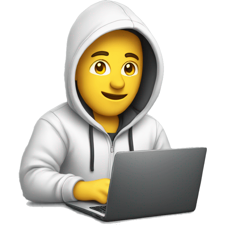 software-engineer-man-hoodie-laptop emoji