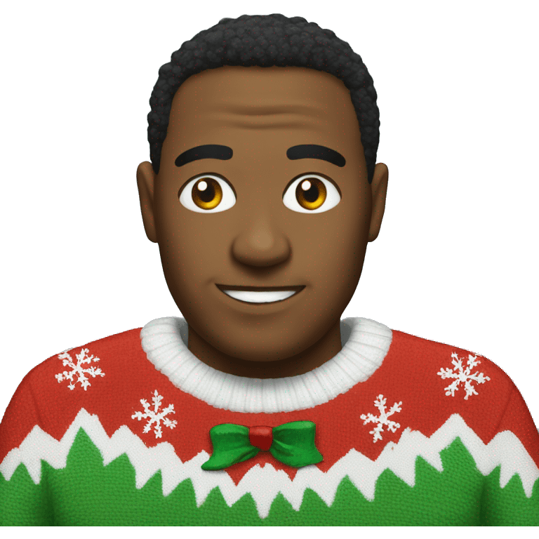 ugly christmas sweater emoji