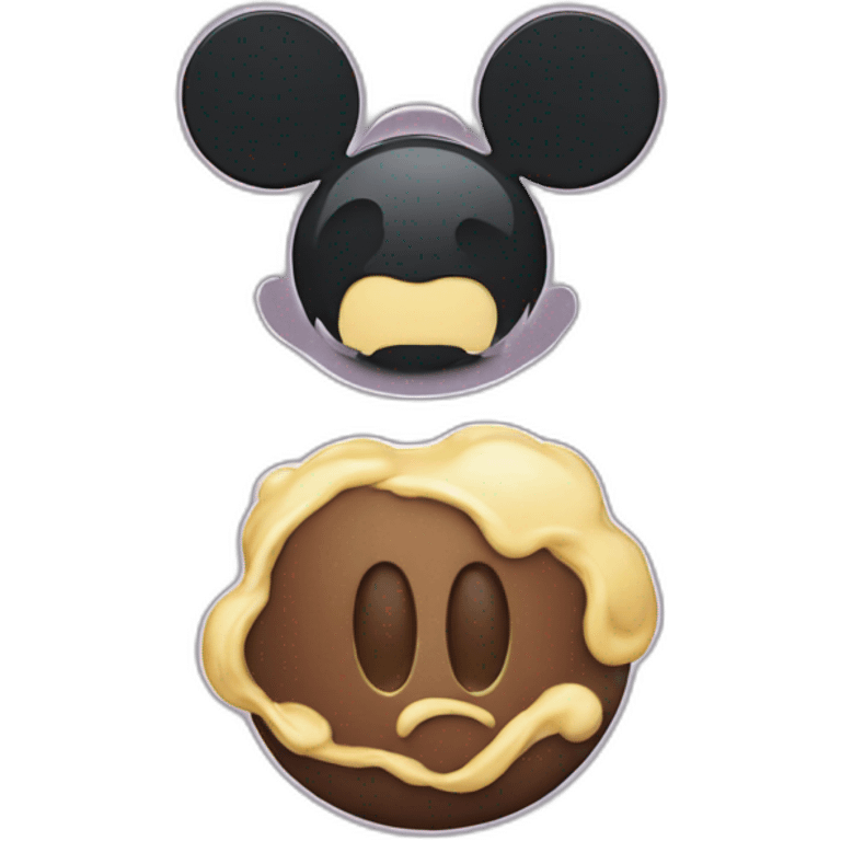 Mickey Mousse in an anime form emoji