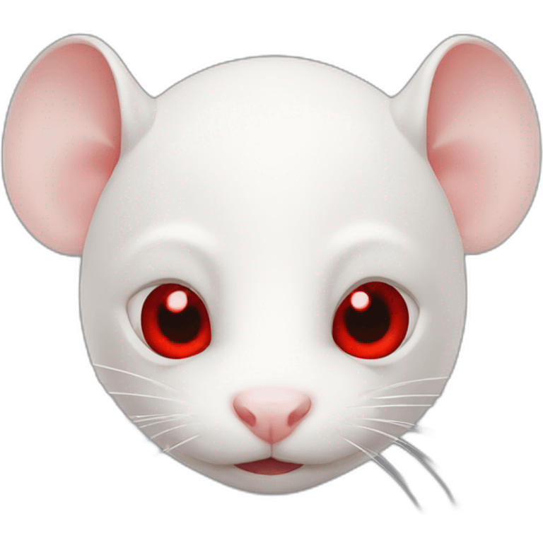 Albino rat red eyes ninja  emoji