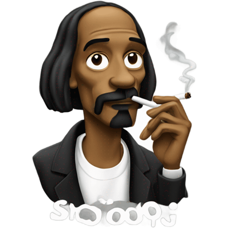 snoop dog smoking emoji