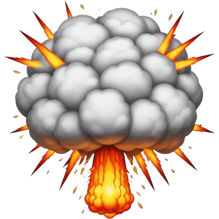 Atomic bomb explosion emoji