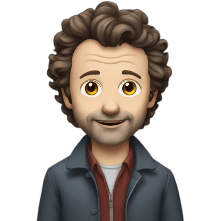 Michael Sheen walk dog emoji