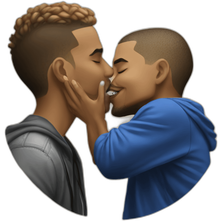 Chris Brown Kiss emoji