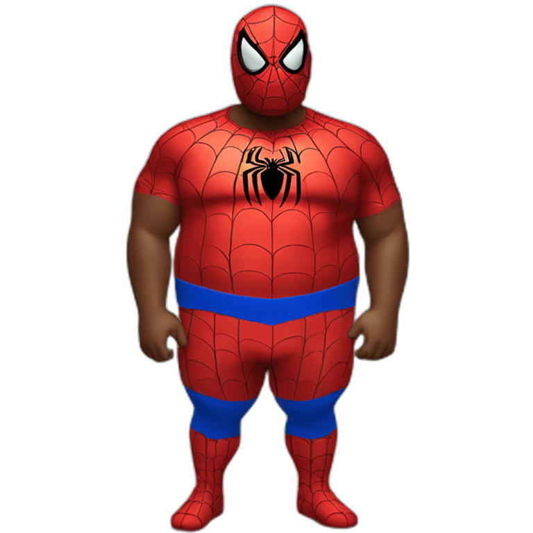 Fat-spiderman-on-an-island emoji