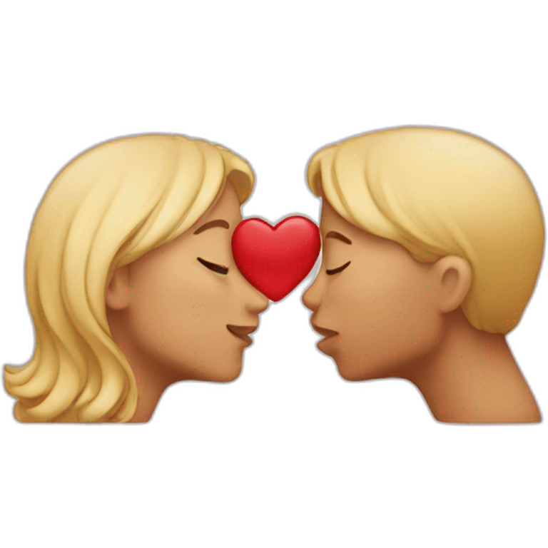 Kissing emoji