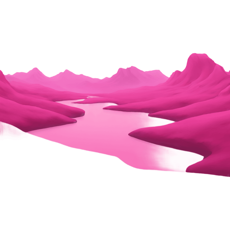 pink landscape emoji