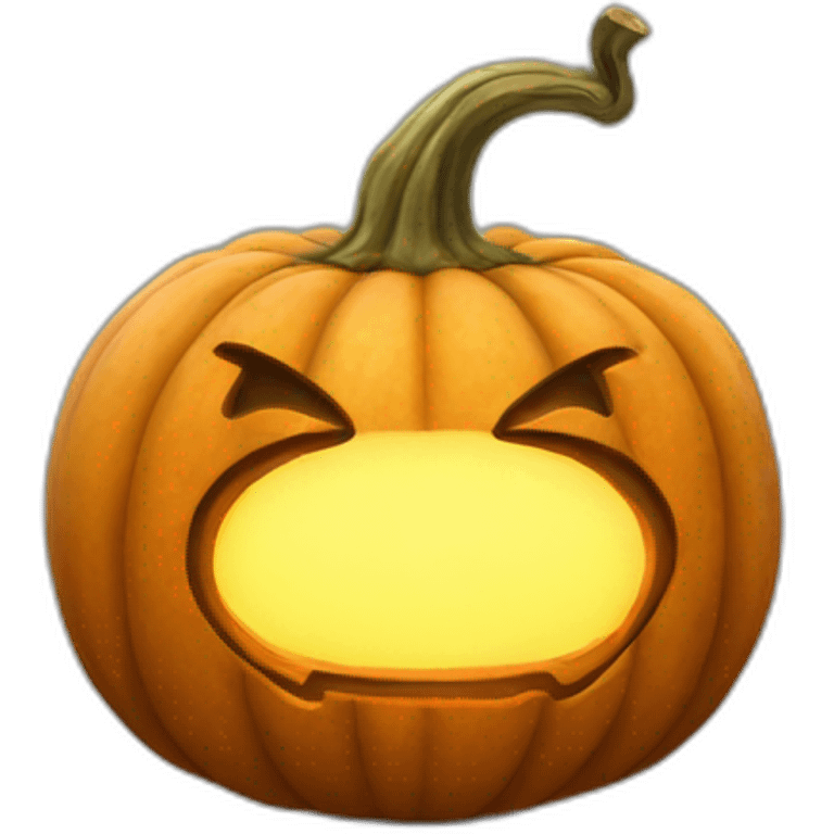 mind blown pumpkin emoji