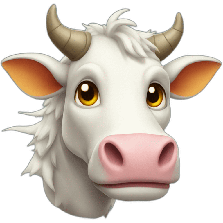 Cow dragon emoji