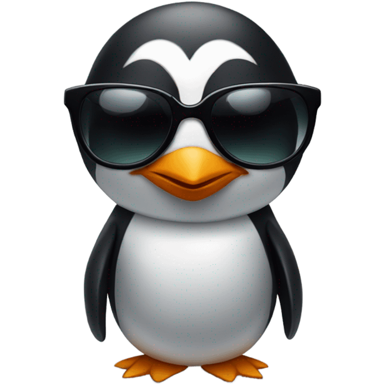 penguin with sunglasses emoji