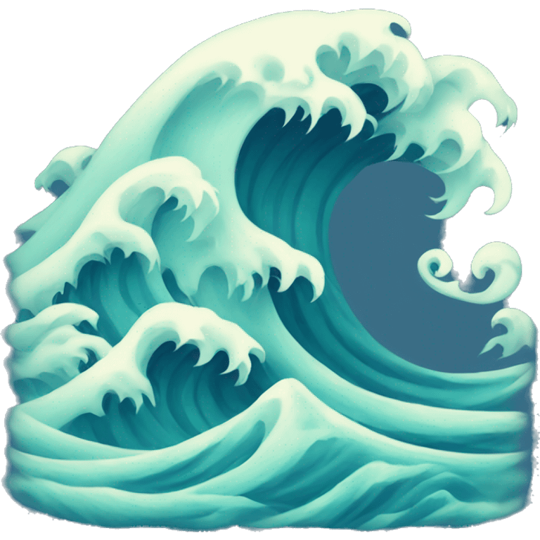  Sea waves emoji