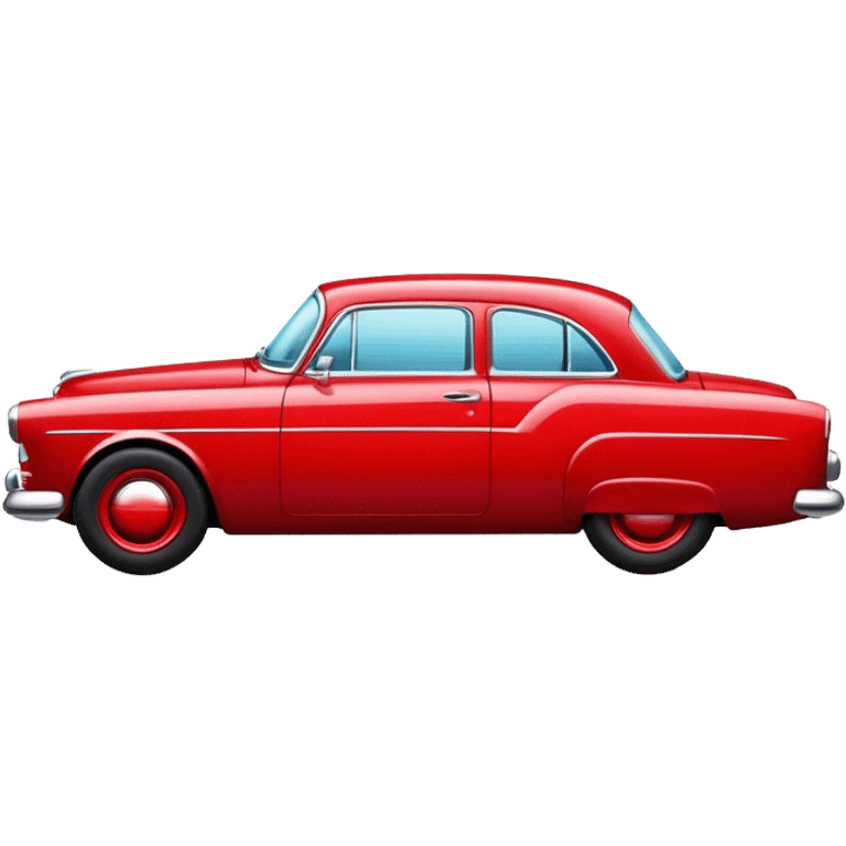 A classic car which looks very safe emoji