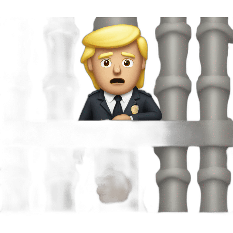 trump-getting-arrested emoji