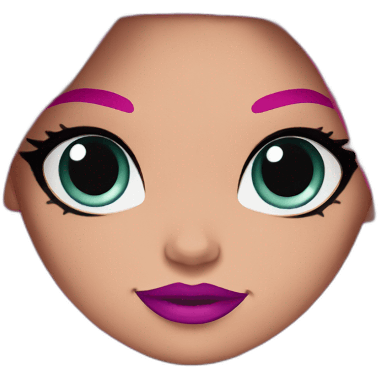 Pink monster high emoji