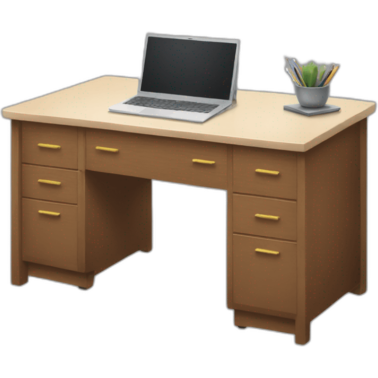 Neat desk emoji