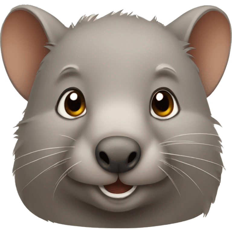 cute cartoon Wombat emoji