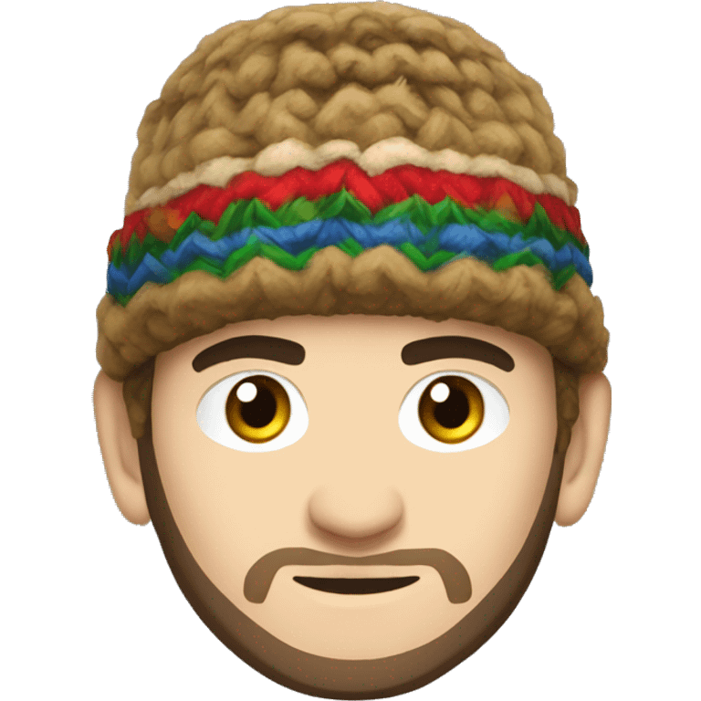 khabib nurmagomedov in papakha hat emoji