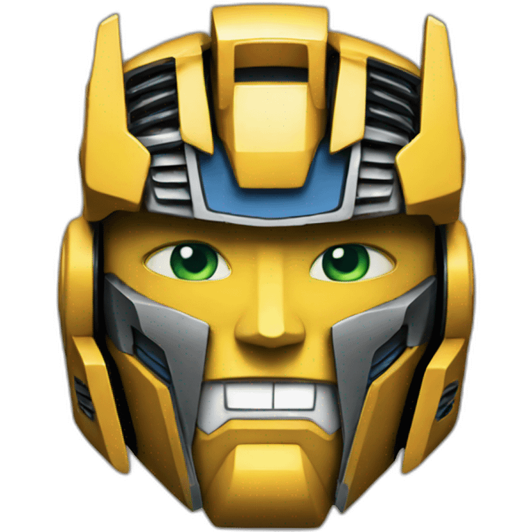 Transformer face emoji