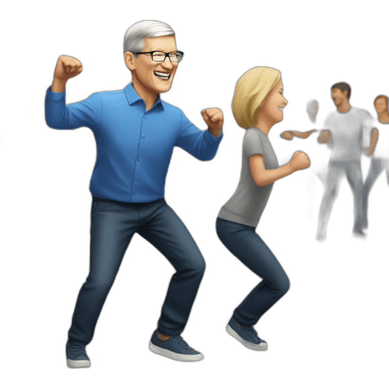 Tim cook dancing emoji