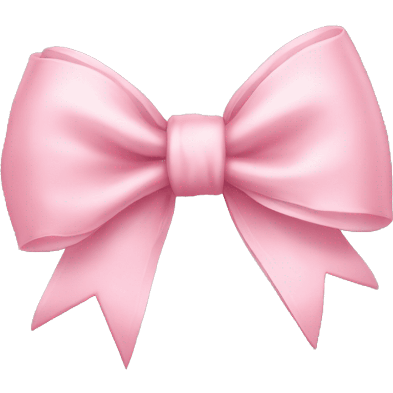 Light pink bow emoji