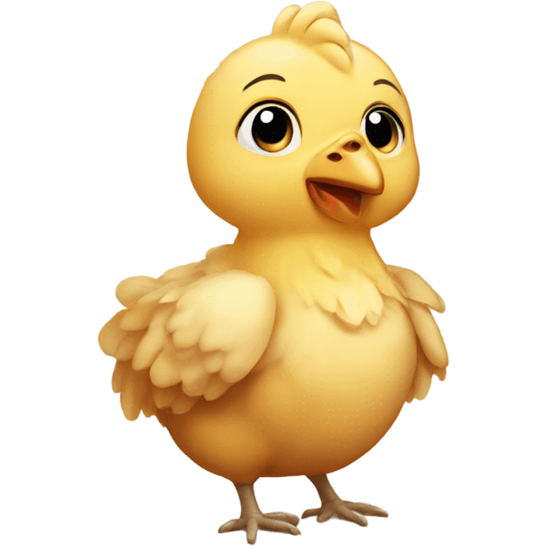 Chicken baby emoji