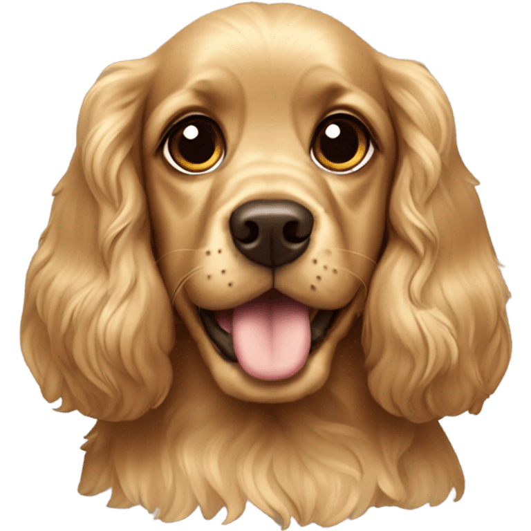 Cocker spaniel gold emoji