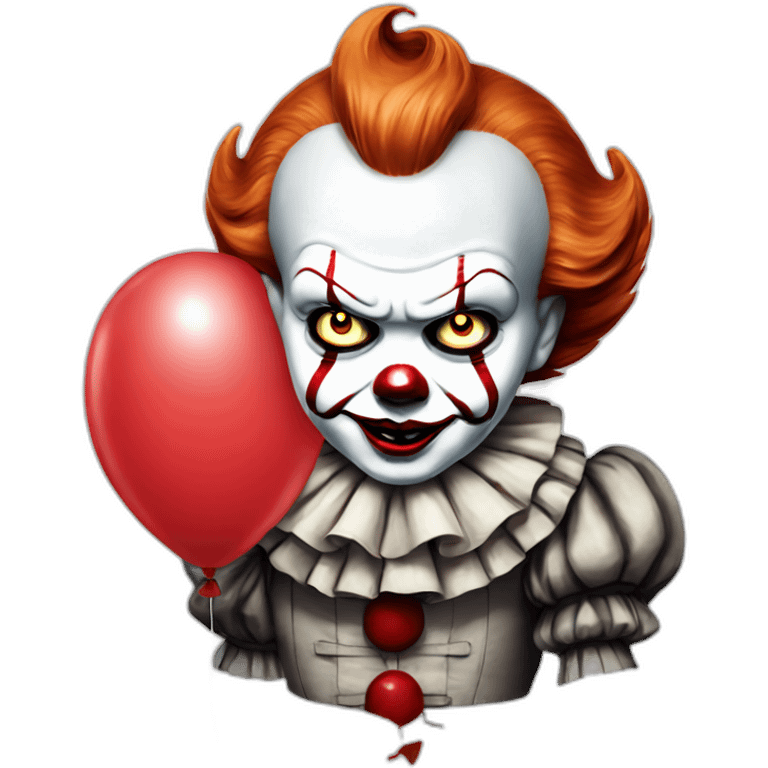 pennywise with balloon emoji