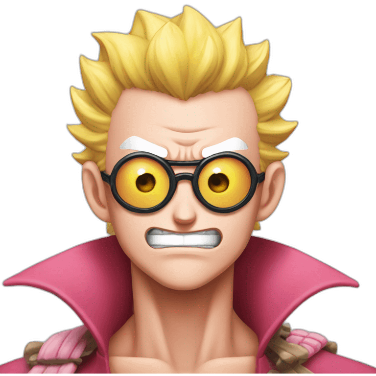 Donquixote Doflamingo Menacing emoji