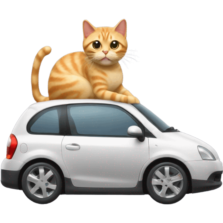 Cat eat car emoji