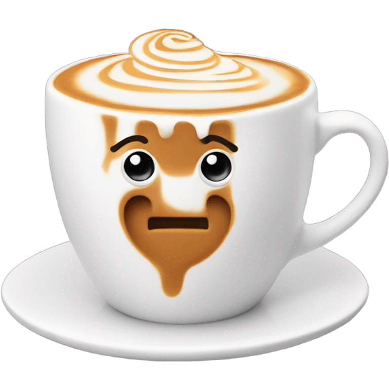 Una ah latte emoji