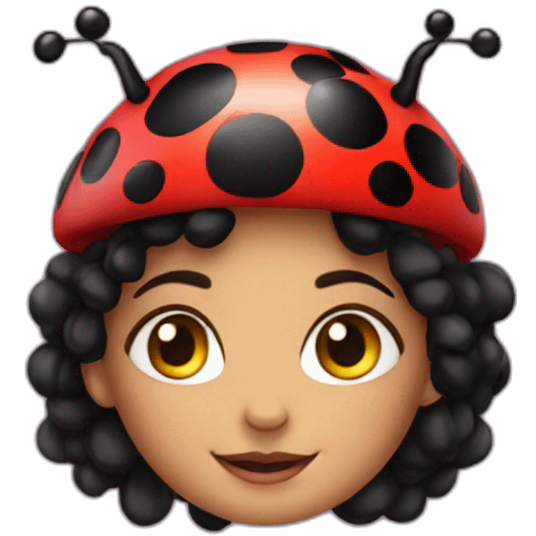 Ladybug, use this picture. Add a gold princess tiara on her geat emoji