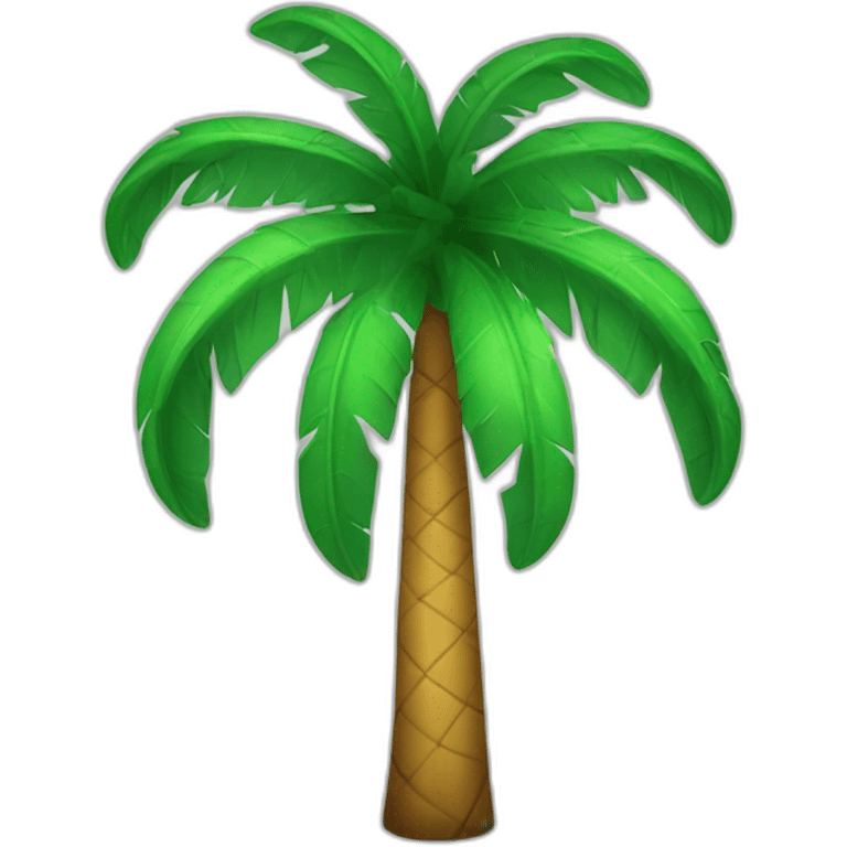 palm tree prohibited emoji