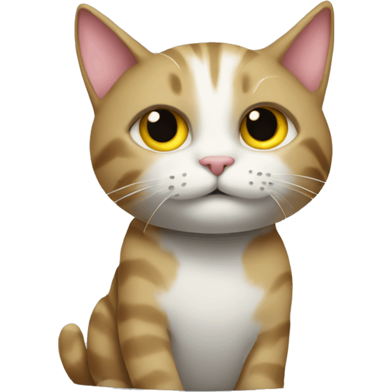 a cat on top of a televiion emoji