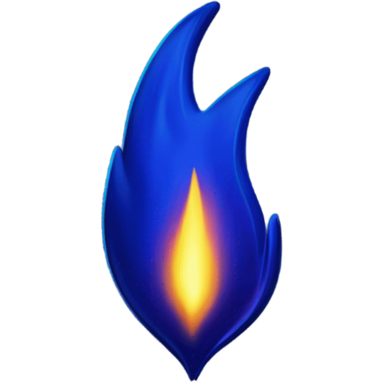 dark blue flame emoji