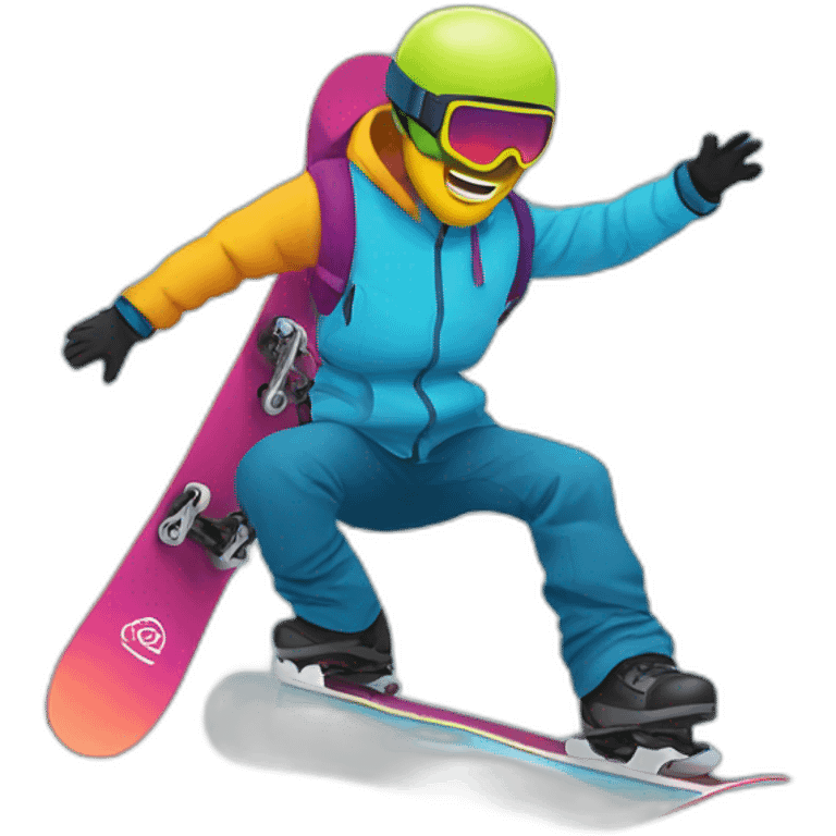 Snowboard emoji