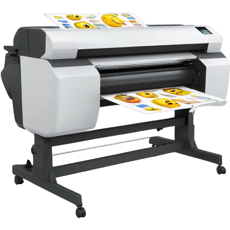 big format printer emoji