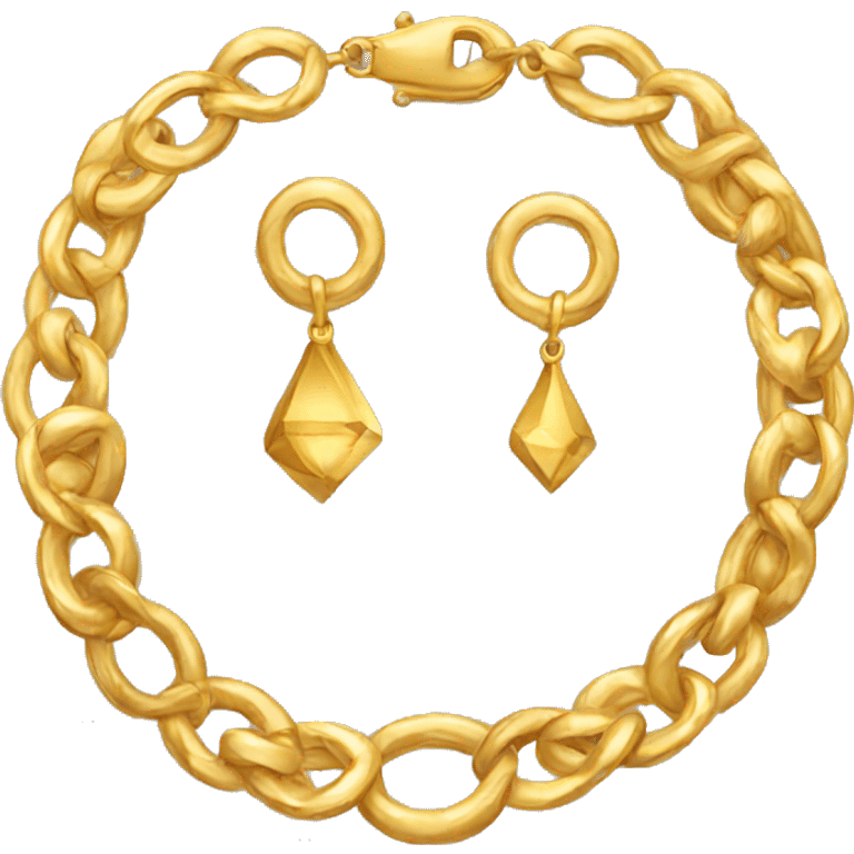 golden jewelry emoji