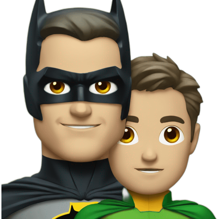 Batman and Robin emoji