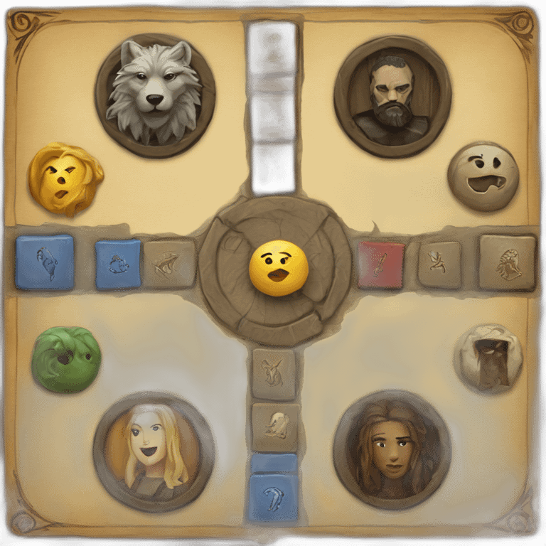 Game of Thrones board game emoji