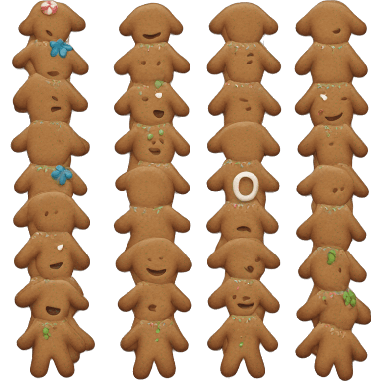 gingerbread girl  emoji