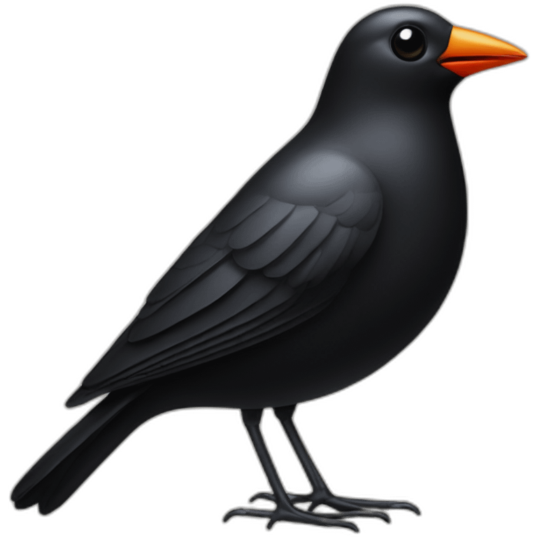 eames black bird emoji