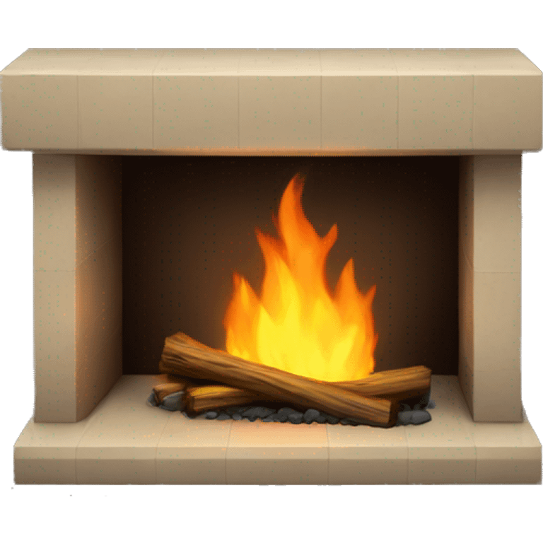 floating fireplace  emoji